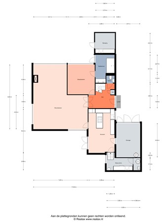 Floorplan - Beethovenlaan 97, 3752 WC Bunschoten-Spakenburg